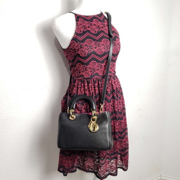 100% Authentic Christian Dior Black Handbag & Crossbody Bag - Picture 16 of 16